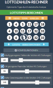 lottozahlen rechner app screenshot